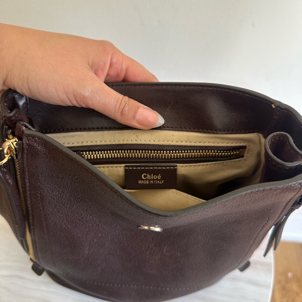 Chloe Small Faye Suede & Leather Backpack - Picture 6 of 7